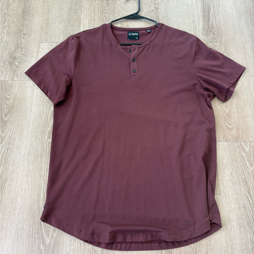 Men's Burgundy Shirt